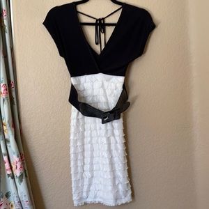 Cute black and white dress